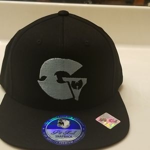 Custom Gza Wutang hat blck/ baby blue